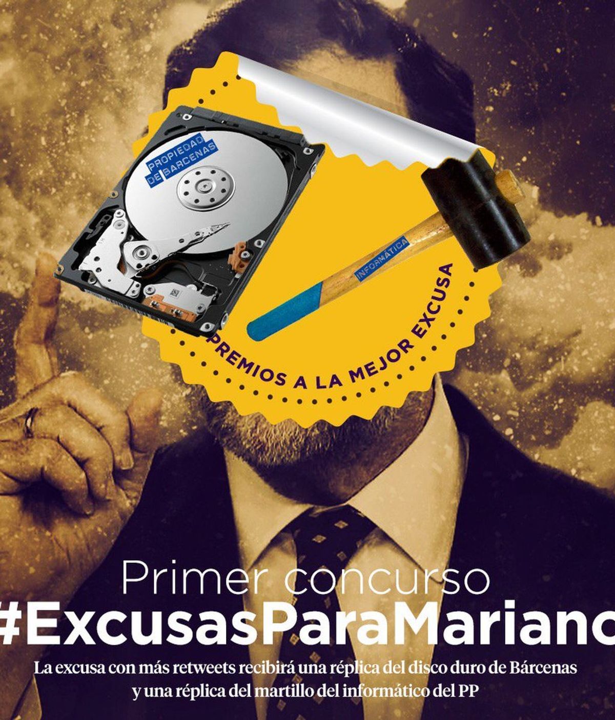 Pablo Iglesias y su equipo se 'mofan' de las excusas de Rajoy en redes sociales