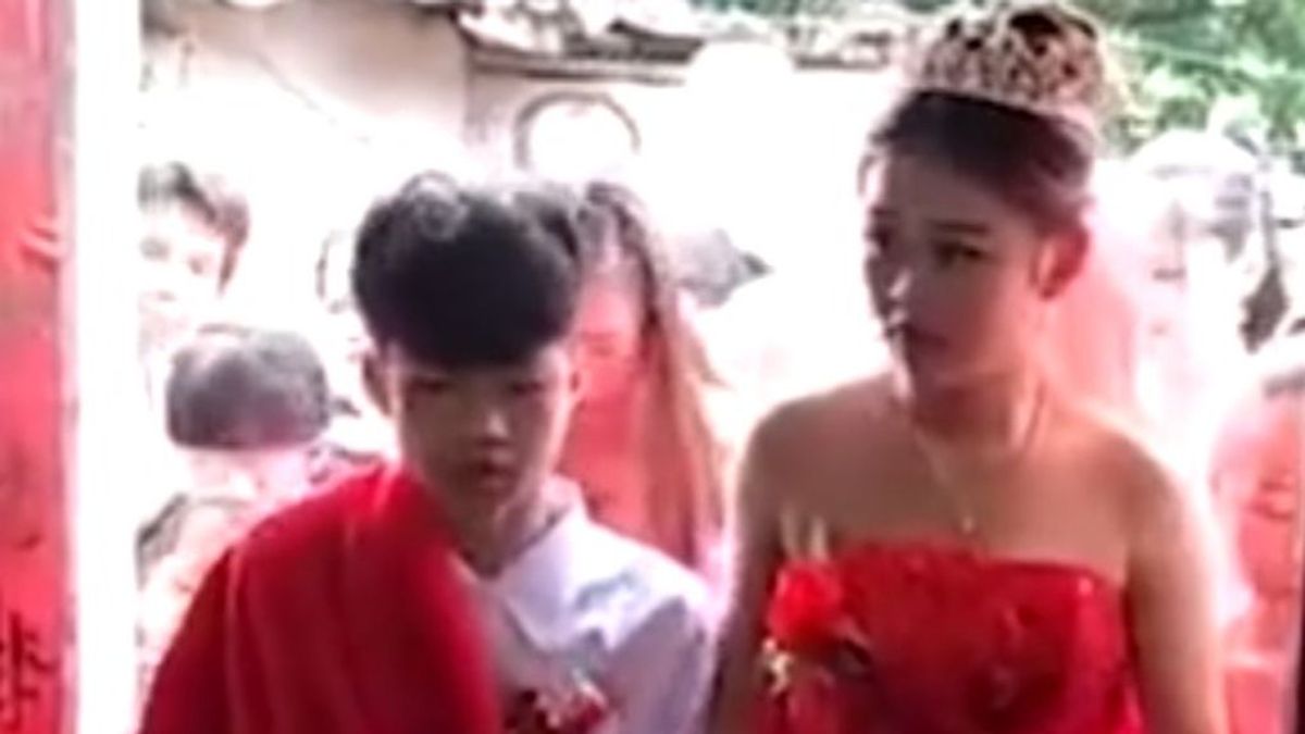 Una niña de 13 años embarazada se casa con otro de su misma edad en China