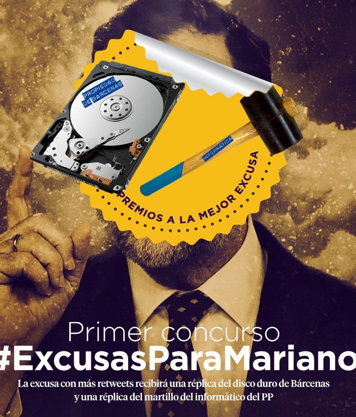 Pablo Iglesias y su equipo se 'mofan' de las excusas de Rajoy en redes sociales