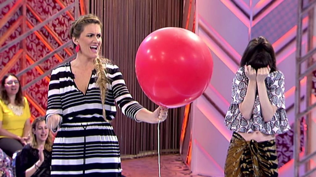 Natalia supera su mayor fobia: ¡Le dan miedo los globos!