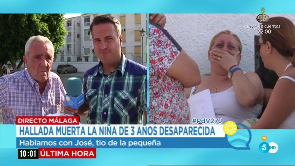Jose, tío de Lucía Vivar: "Alguien se llevó a la niña"