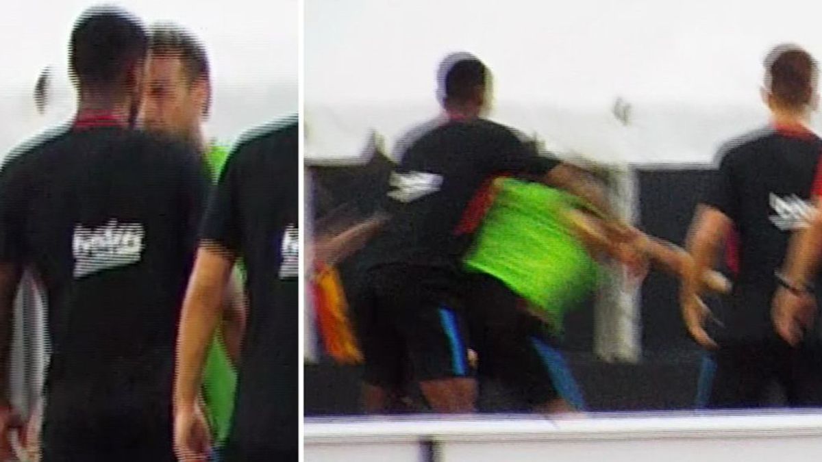 ¡Más que insultos! Neymar y Semedo se pelean en el entrenamiento del Barça ¡Más que insultos! Neymar y Semedo se pelean en el entrenamiento del Barça