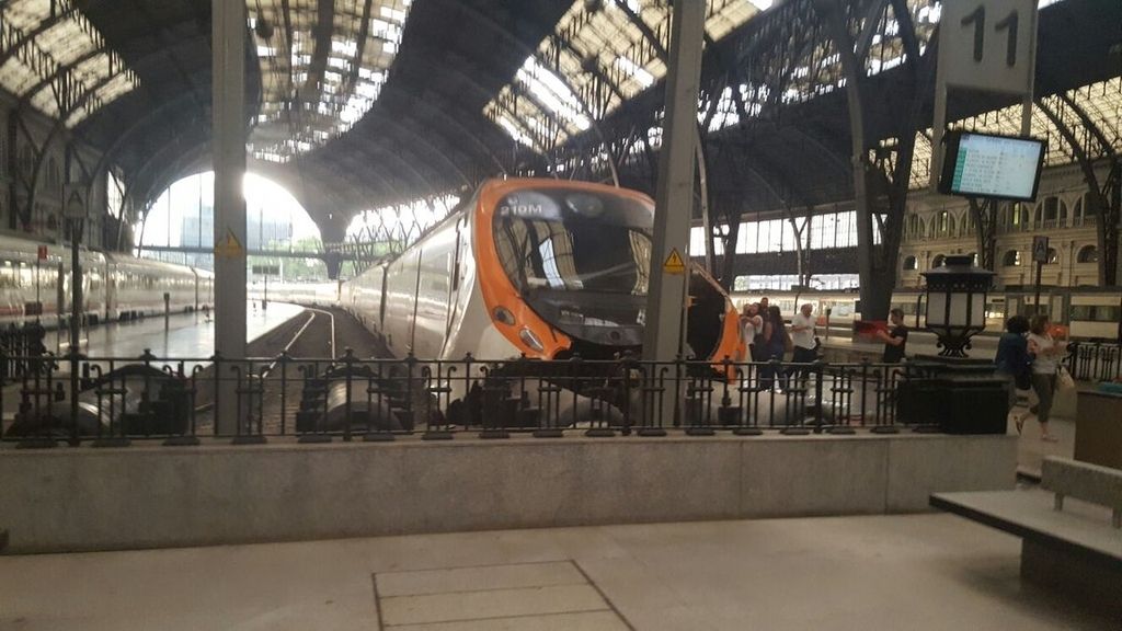 Accidente de Tren en la estación de Francia de Barcelona