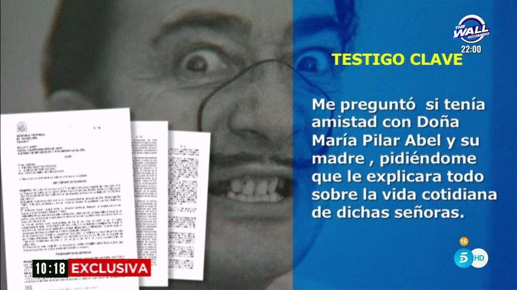 EXCLUSIVA: La declaración de la mujer a la que Dalí confesó ser padre de Pilar Abel