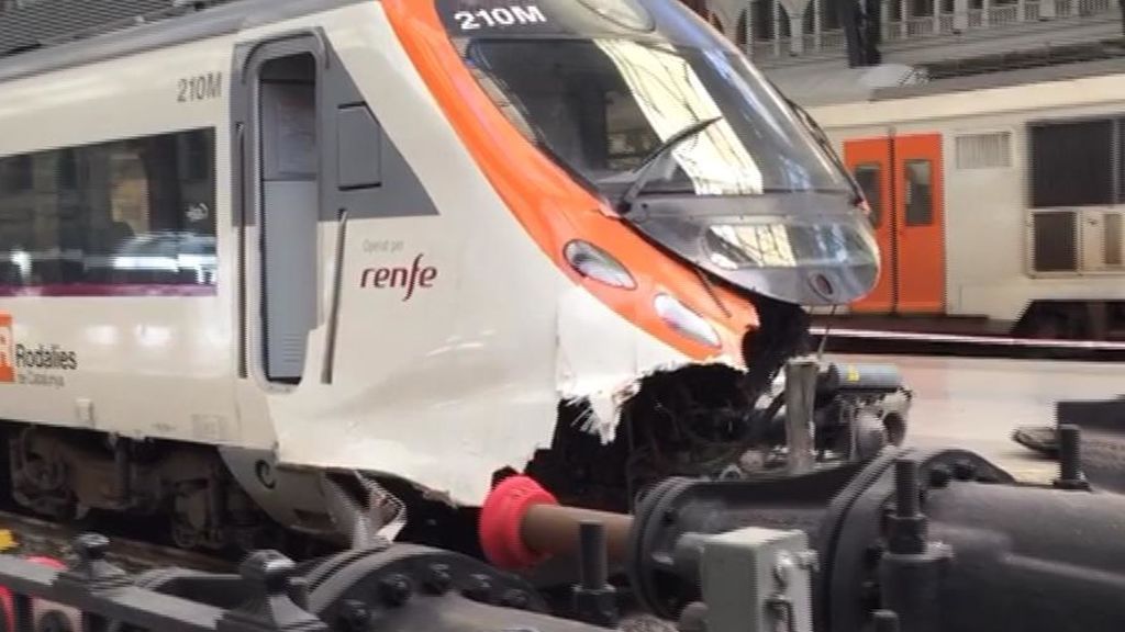 El maquinista del tren accidentado en Barcelona, negativo en alcohol y drogas