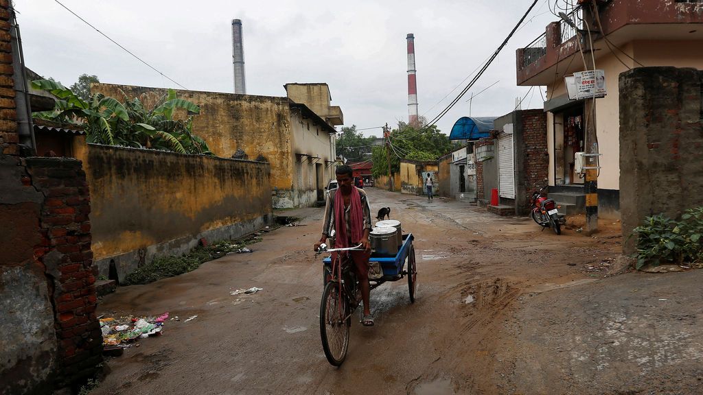 Central eléctrica en Nueva Delhi