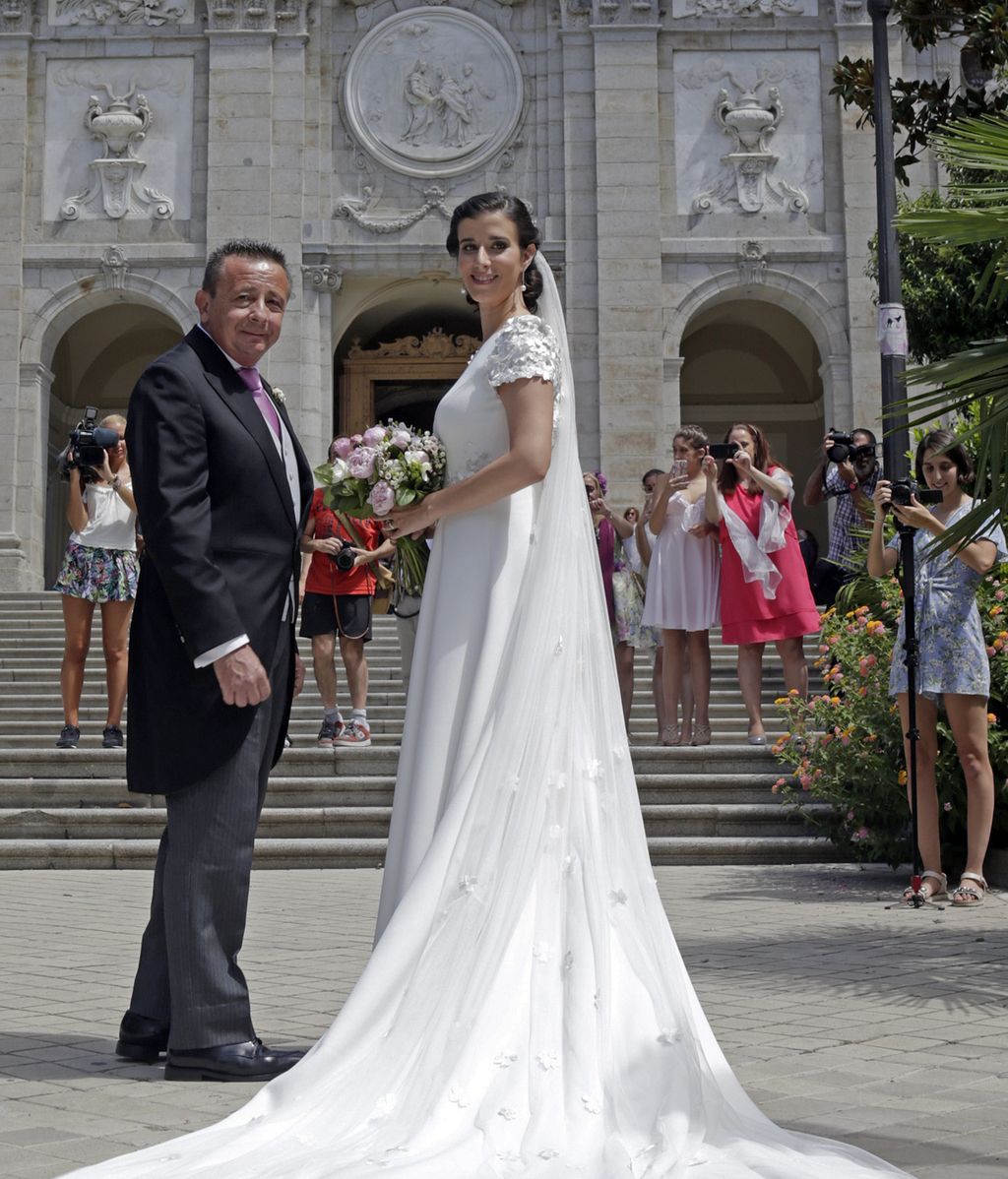 Blanca Moreno Herrero, hija de la periodista Nieves Herrero, se casa en Madrid