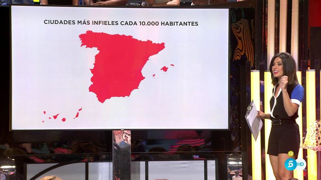 ¿Cuál es la población española con más infieles por metro cuadrado? ¡Tenemos la respuesta!