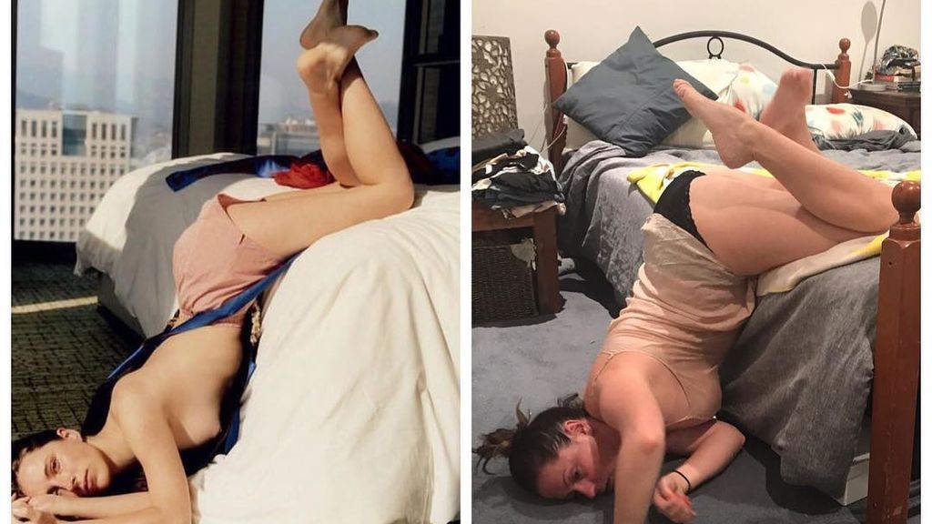 Barber recreando una postura inimitable