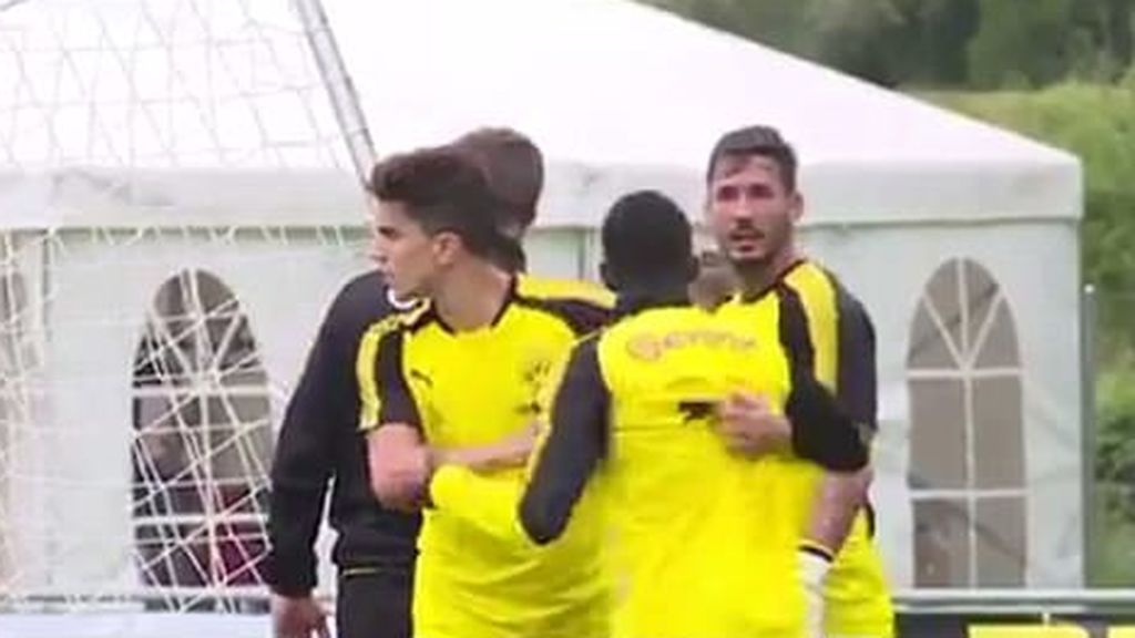 ¡Dembélé y su compañero Bürki casi llegan a la manos en el entrenamiento del Dortmund!