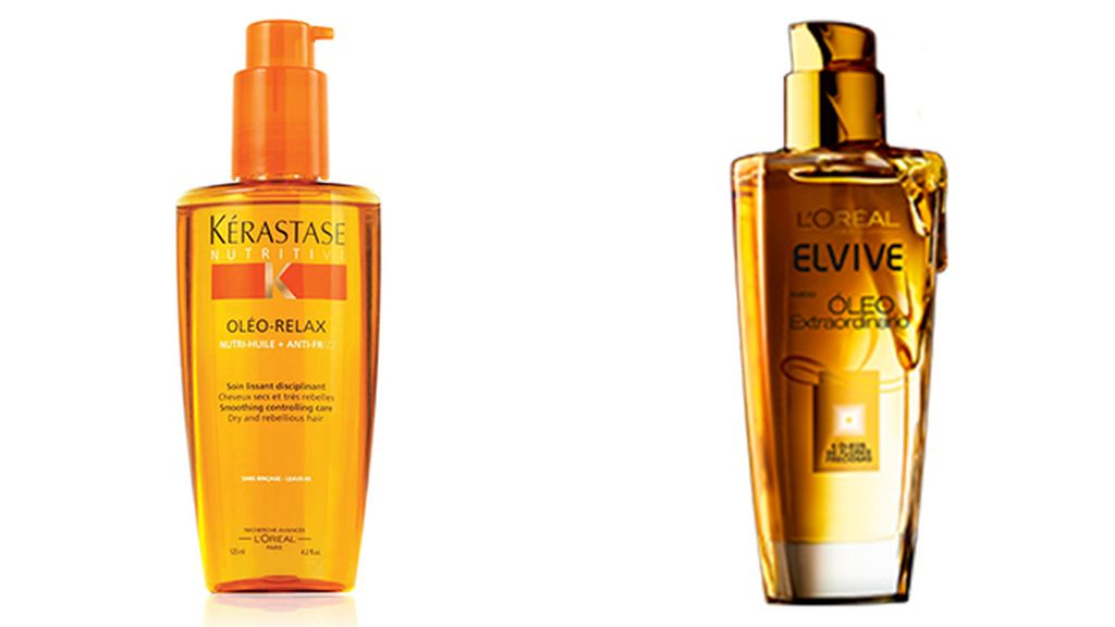 Oleo Relax de Kerastase (30 euros) y Óleo Extraordinario de Elvive (8 euros)