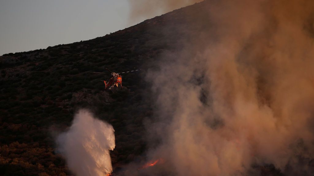 Incendio en Grecia