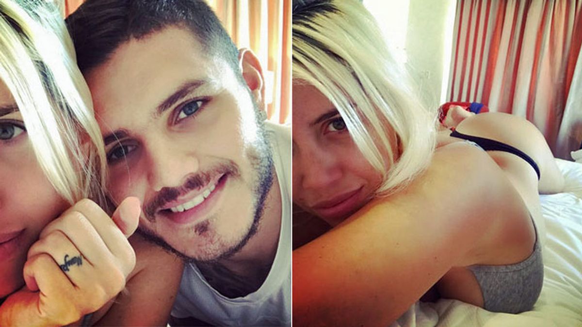 Icardi calienta Instagram con un vídeo erótico junto a su pareja Wanda en la cama