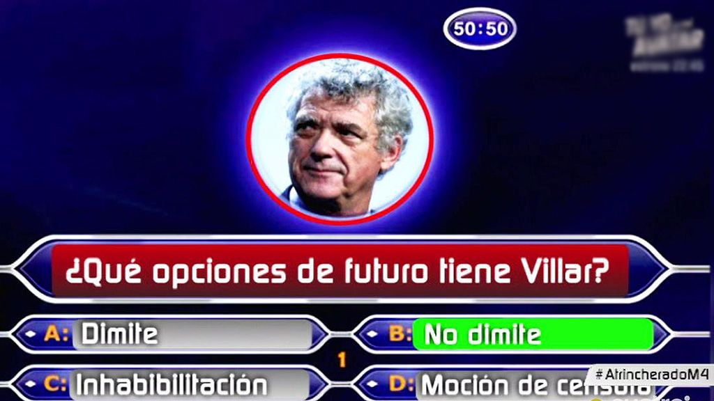 ¿Qué opciones tiene Villar?