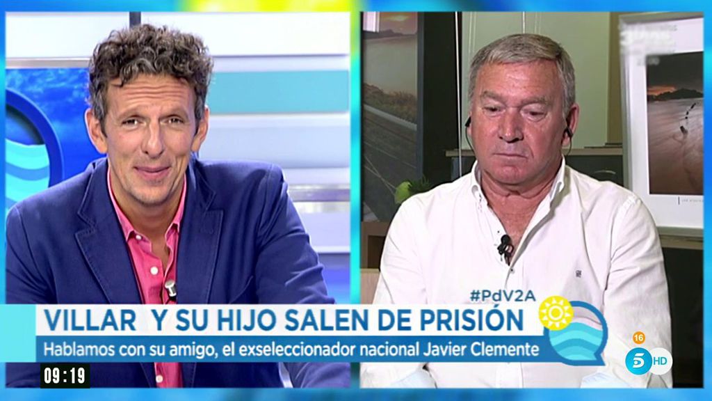 Javier Clemente: "Aunque el juez declare culpable a Villar, seguirá siendo mi amigo"