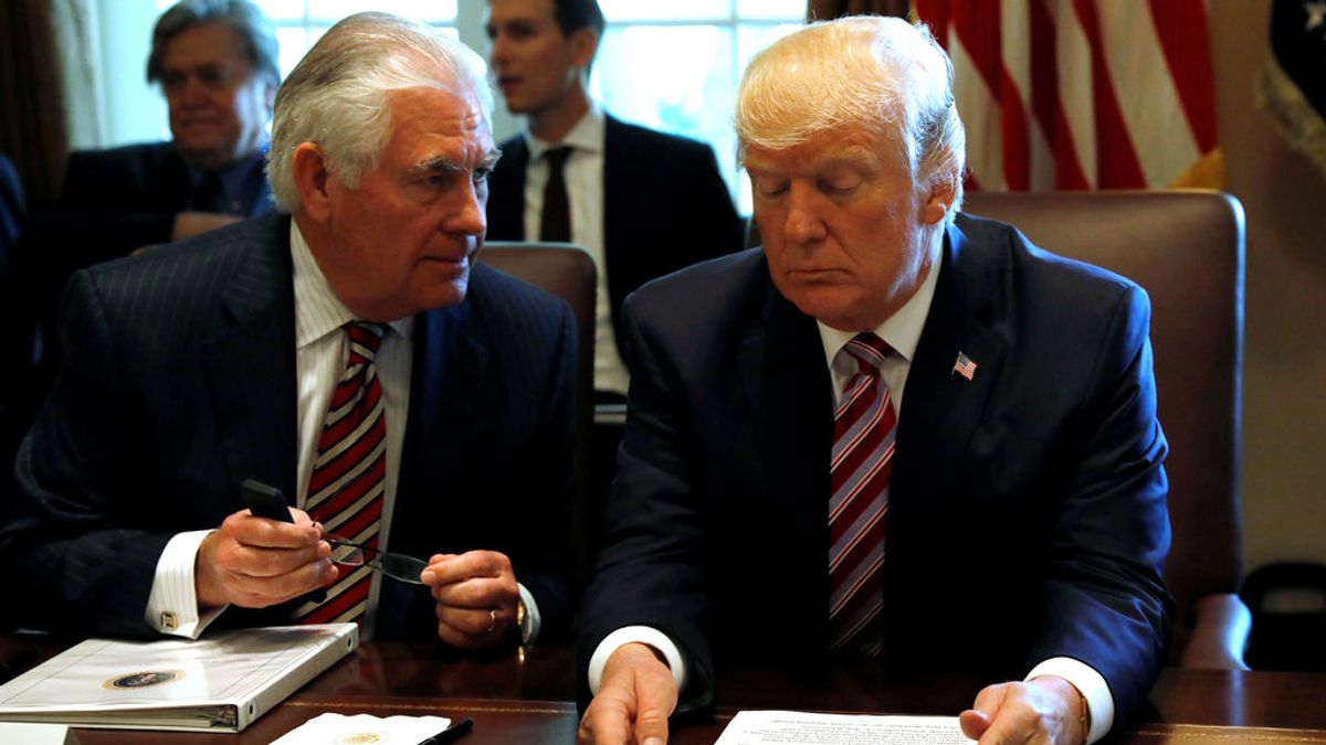 Trump también choca con su secretario de Estado por el acuerdo nuclear con Irán