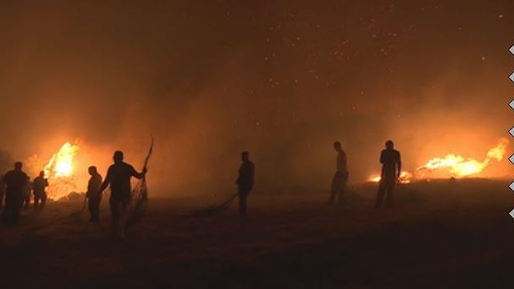 El incendio intencionado de Orense arrasa más de 1.200 hectáreas