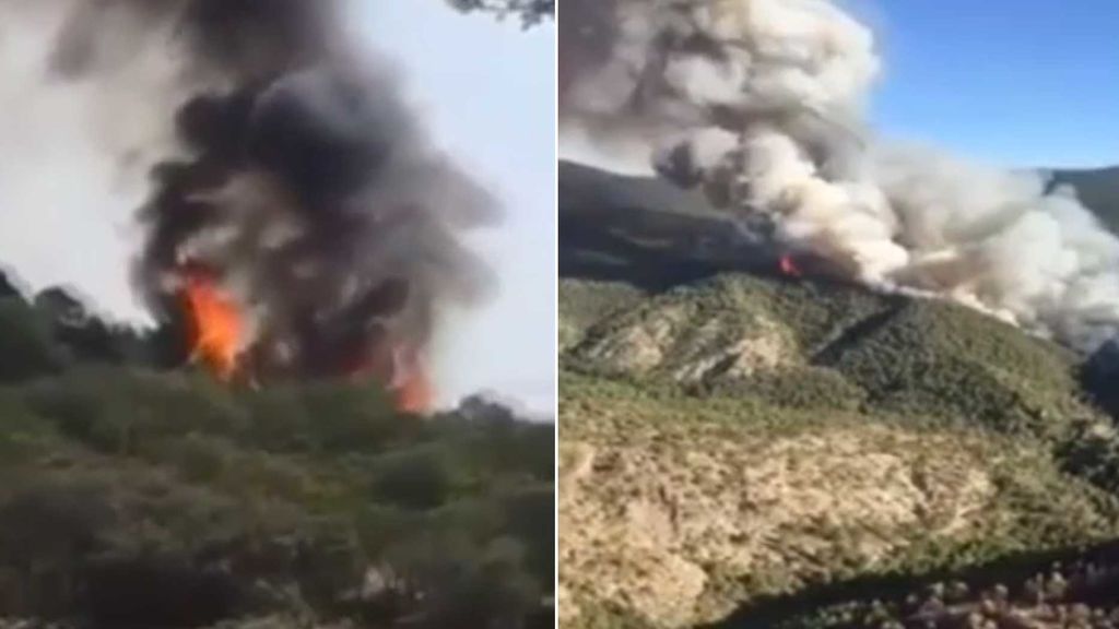 La sierra de Cazorla se quema: 300 evacuados por un incendio en Segura de la Sierra (Jaén)