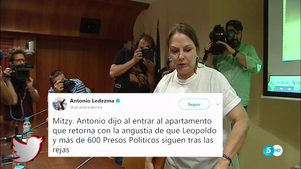 Antonio Ledezma regresa a casa para continuar con su arresto domiciliario