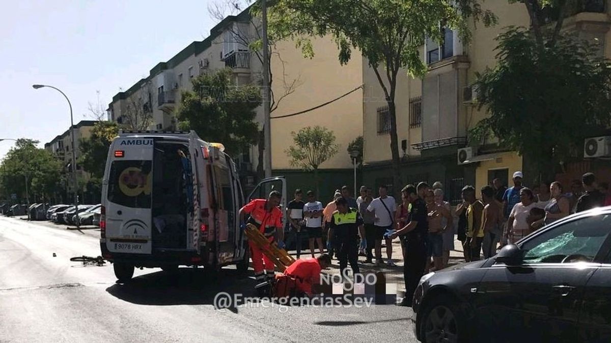 Herido grave un ciclista tras ser atropellado en Sevilla