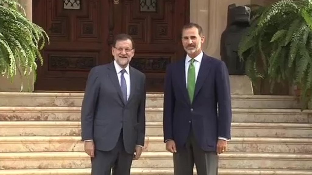 Accidentado despacho del Rey con Rajoy