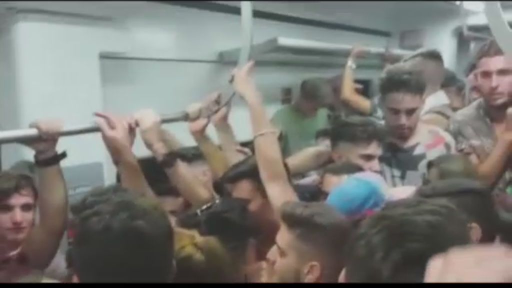 Momentos de angustia en un tren de cercanías de Málaga