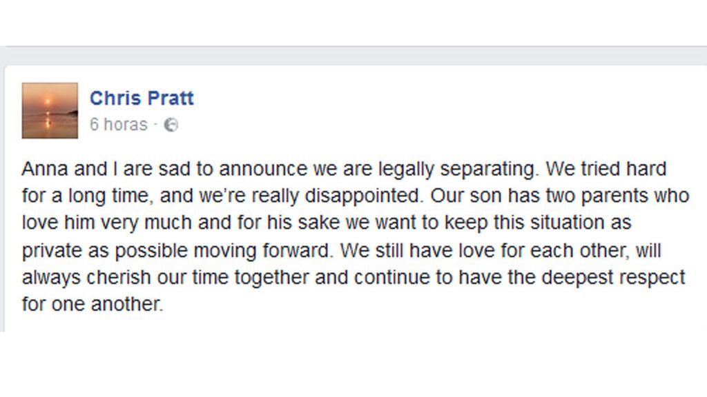 chris pratt facebook
