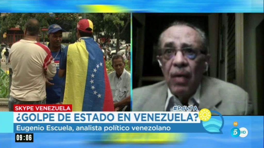 Eugenio Escuela, analista poítico venezolano: "Cualquier solución que no sean elecciones provocará un conflicto mayor"