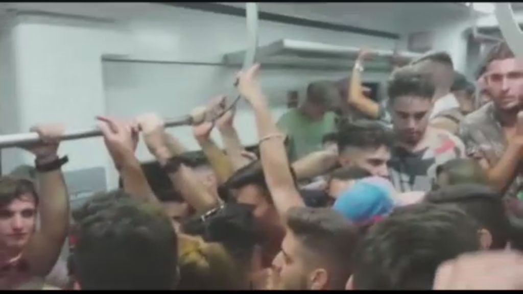 Momentos de angustia en un tren de cercanías de Málaga