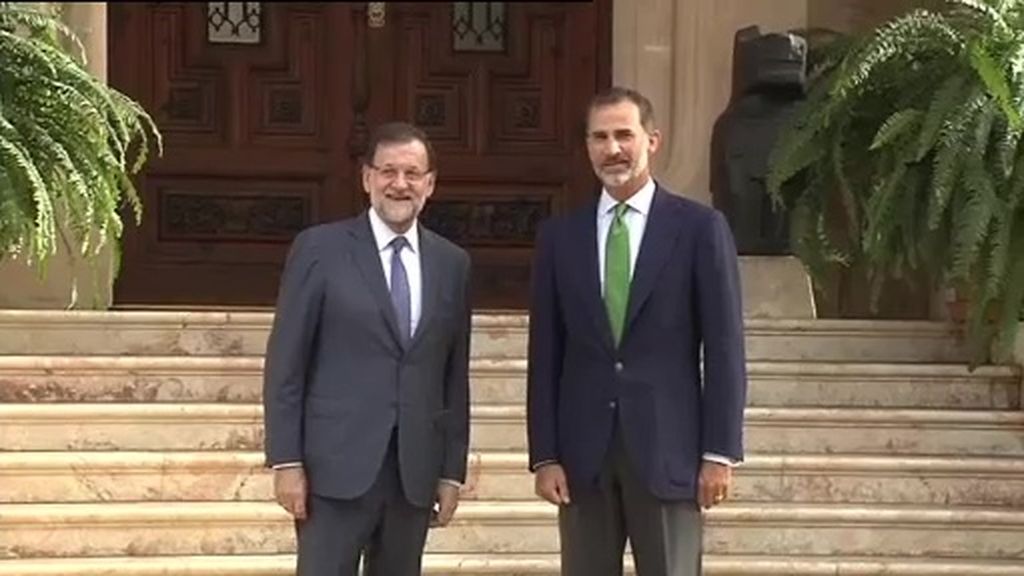 Accidentado despacho del Rey con Rajoy