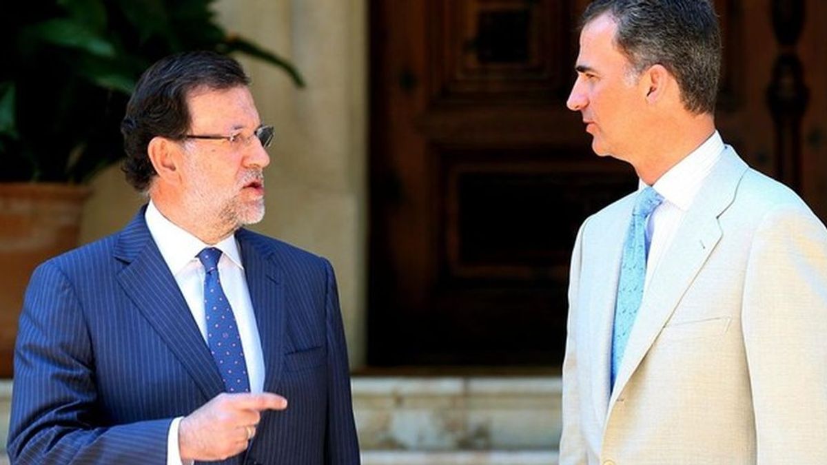 El Rey y Rajoy, despacho de verano en el Palacio de Marivent