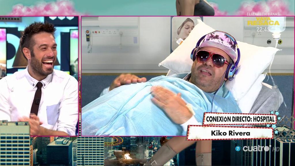 Kiko Rivera entra en directo en 'Dani&Flo' desde el hospital