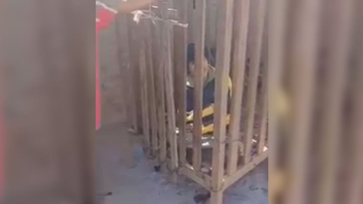 Encierran a su hijo discapacitado en una jaula durante cuatro años