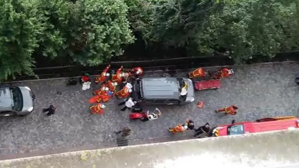 Atropellados seis militares antiterroristas franceses en las afueras de París