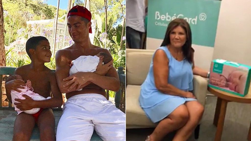 Después del verano de nacimientos... la madre de Ronaldo publicita una clínica de células madre