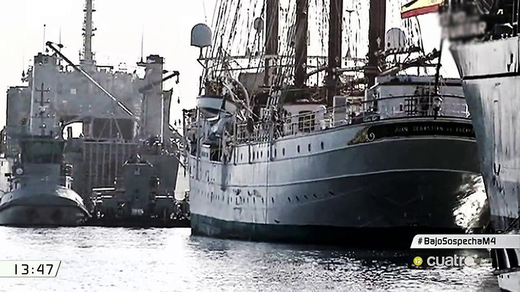 López del Hierro disfrutó del crucero para celebrar el 90 aniversario del Juan Sebastián Elcano