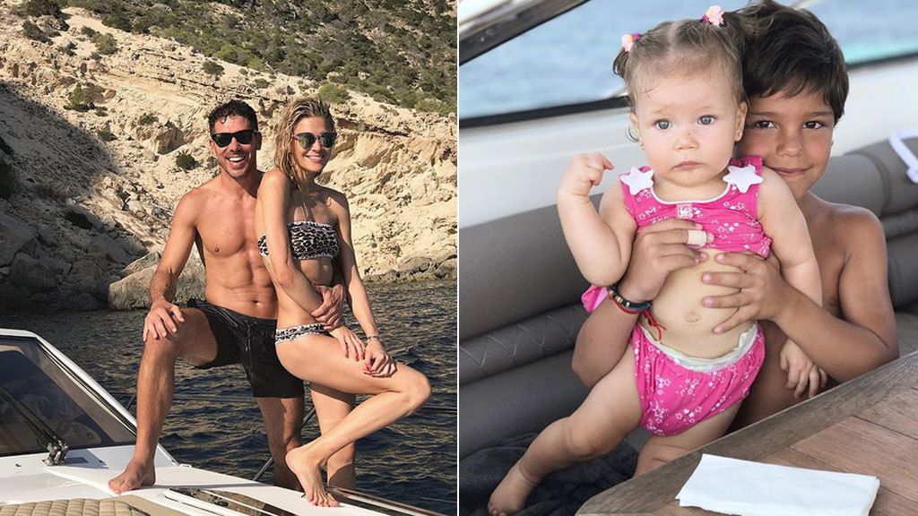 Francesca Simeone, de casi un año, en Formentera