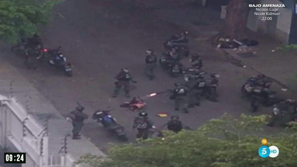 Las imágenes de las brutales palizas de la guardia venezolana a los manifestantes