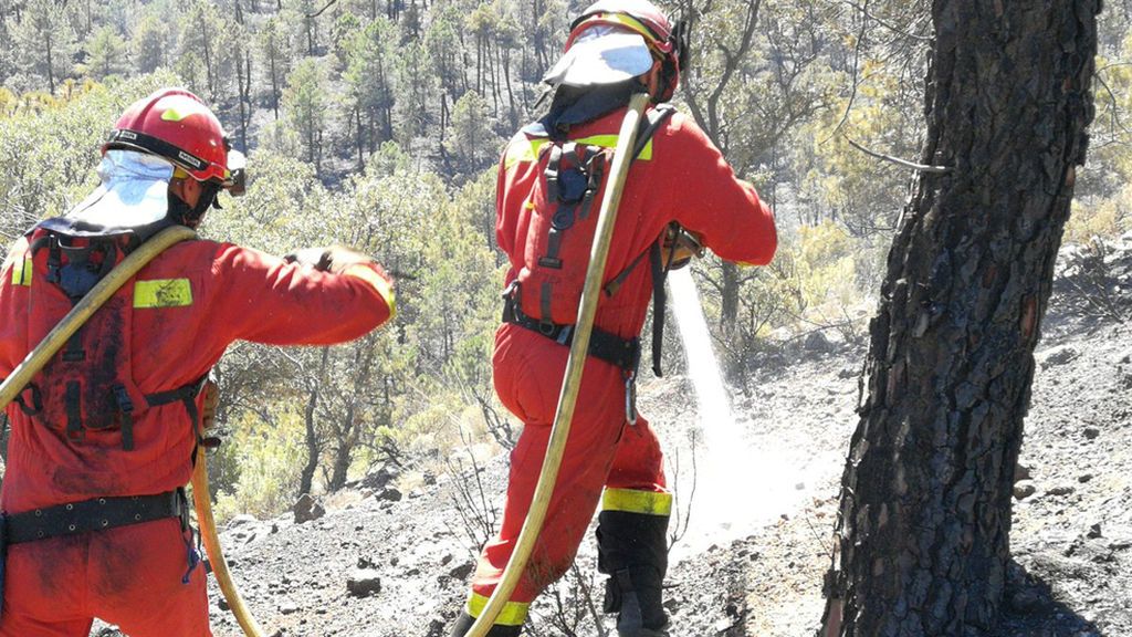 El incendio de Cañamares, Cuenca, estabilizado tras arrasar 185 hectáreas