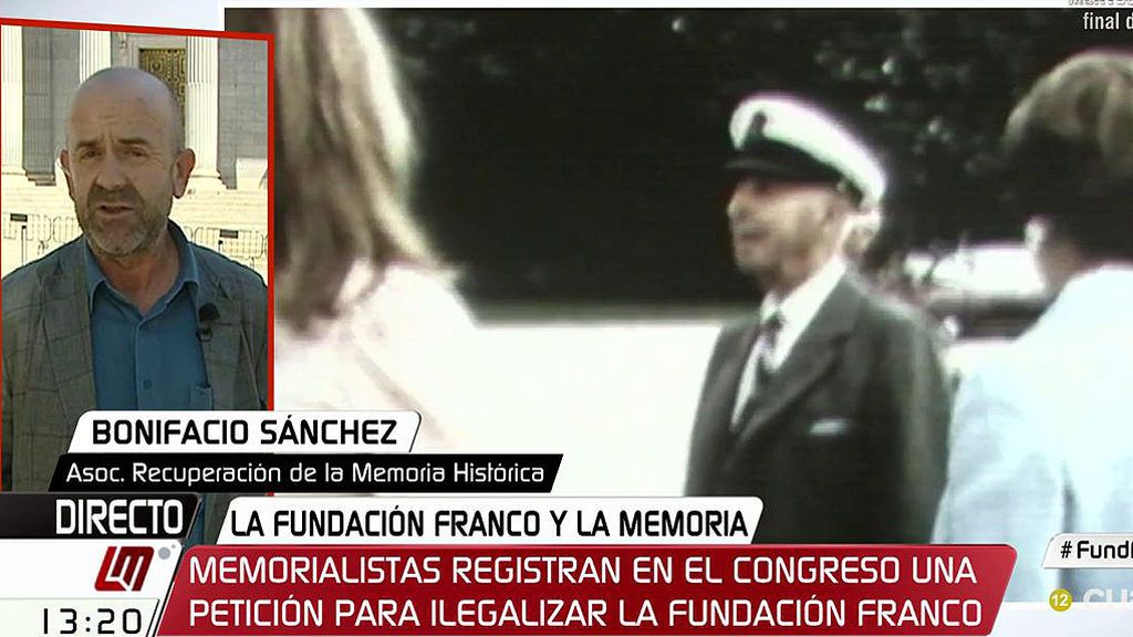 La Asociación por la Recuperación de la Memoria Histórica piden ilegalizar la Fundación Francisco Franco
