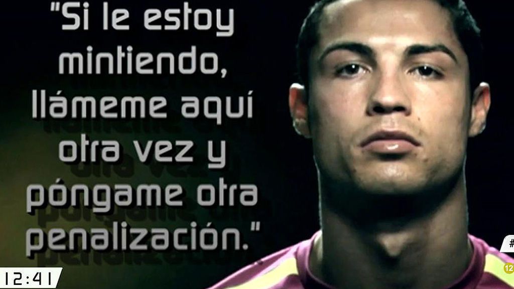 Lo que dijo Cristiano Ronaldo ante el juez