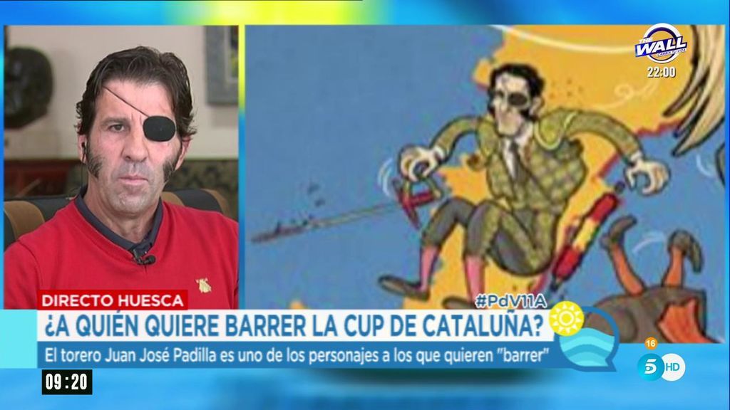 Padilla, sobre el cartel de la CUP: "Estoy orgulloso de defender mi profesión"