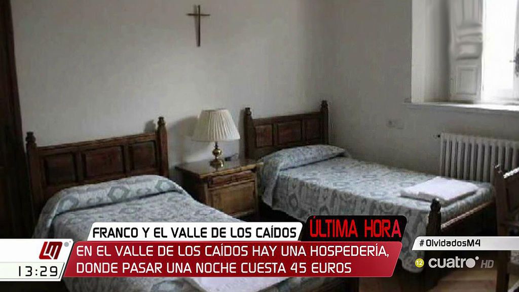 'Escapada' al Valle de los Caídos: 45 euros por dormir en una habitación 'monacal'