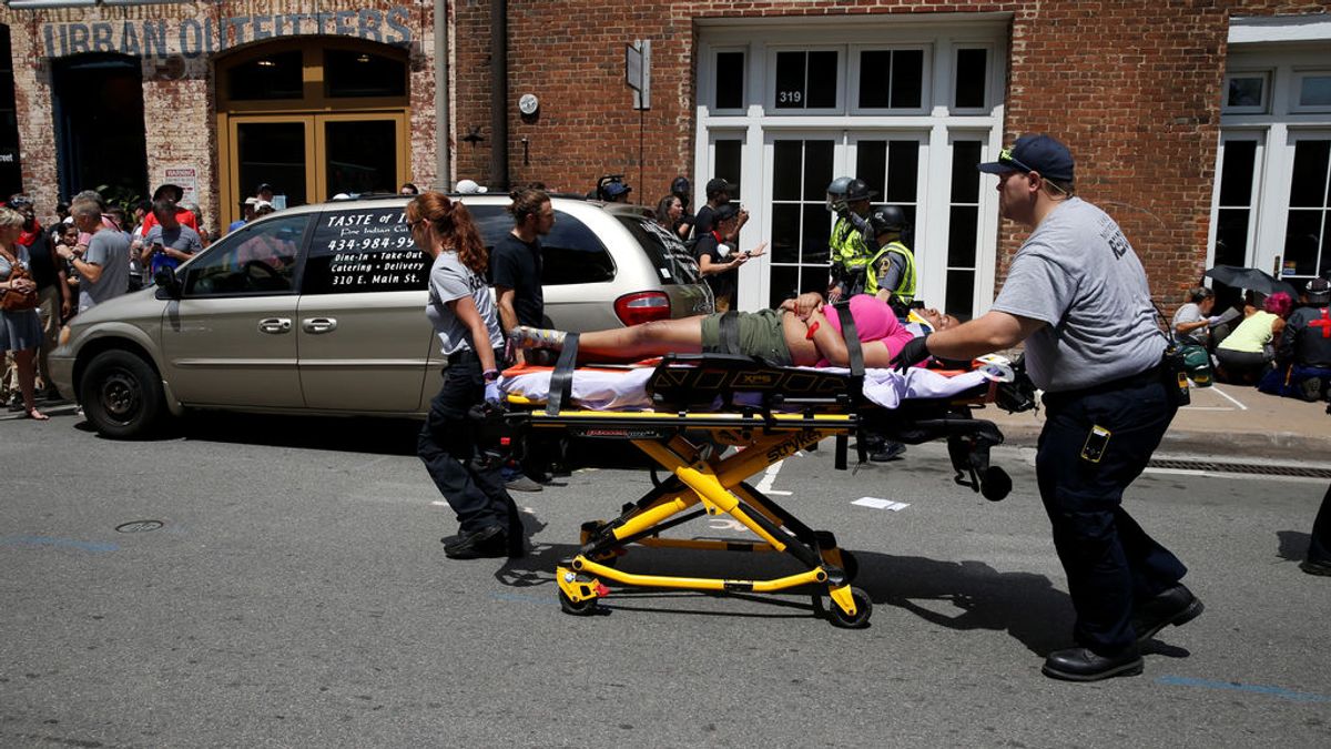 Varios heridos por un atropellamiento masivo durante la protesta en Charlottesville