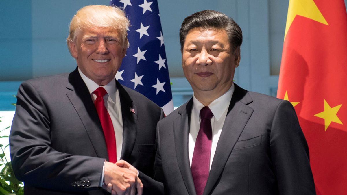 Trump y Xi Jinping en la cumbre del G20 en Hamburgo