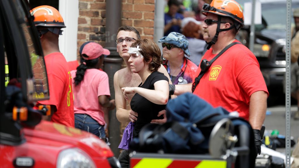 Así se ha vivido la marcha entre miembros de la ultraderecha y antifascistas en Charlottesville