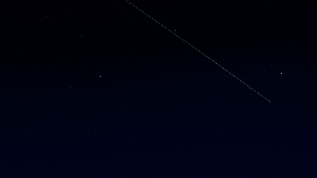 Lluvia de estrellas vista desde el parque natural de la Sierra de las Nieves
