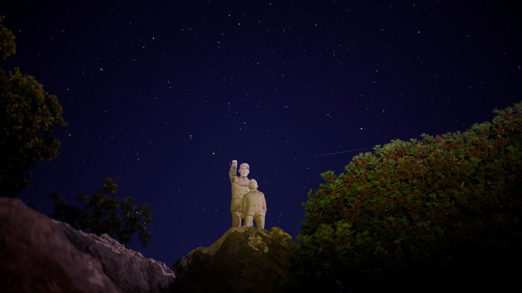 Lluvia de estrellas vista desde el Parque Natural de la Sierra de las Nieves en Ronda