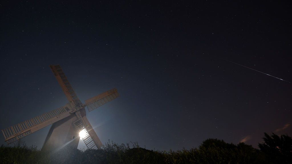 Lluvia de estrellas vista desde Brighton (Reino Unido).