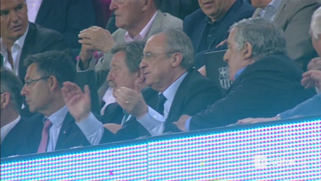 ¡Golpe en la mesa y aplausos! Así celebró Florentino Pérez el golazo de Marco Asensio ¡Golpe en la mesa y aplausos! Así celebró Florentino Pérez el golazo de Marco Asensio